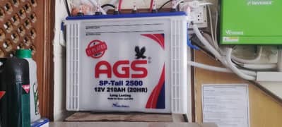 AGS SP-TALL 2500 210AH 12V Only One Month Used