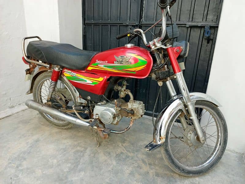 Road prince 70 model 2022 Red colour smooth engine 9