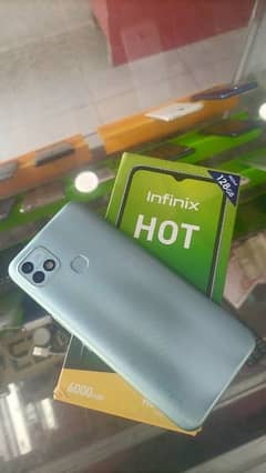 Infinix hot 10i 4.128 complte box no open no riper