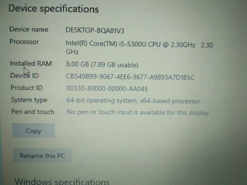 CORE I5 fifth generation. DELL latitude 7250 with ssd. Hi speed laptop 1