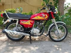 Honda CG 125 document clear red color my WhatsApp  0346=4568=498