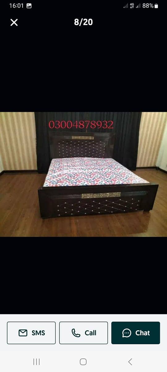 Bed set , Brass Bed set , wooden Bed set , King size Bed set 16