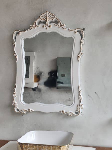 bathroom vanity cabinet PVC with mirror 1