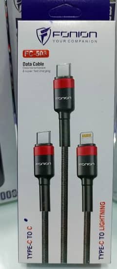 3 in one  charging cable