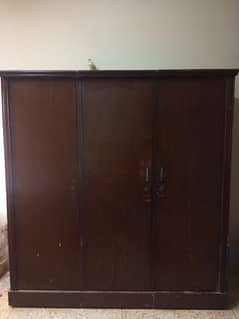 pure wood cupboard/almirah for sale 3 door