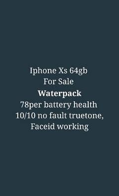 Iphone Xs 64gb For Sale
