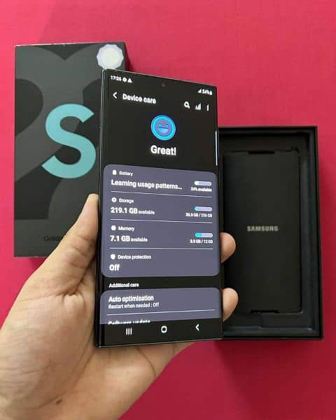 Samsung S22 Ultra 256 GB non PTA 0330=729=4749 1
