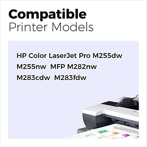 myCartridge Compatible with HP 207A Toner W2210A [with Chip] 207X 6