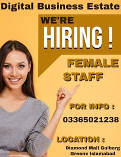 Required Female Staff 0