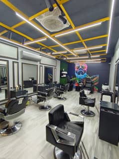 running men's saloon for sale / profitable business in lahore