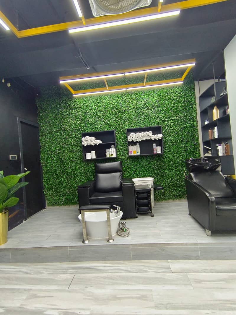 running ladies & men's saloon for sale / profitable business in lahore 4