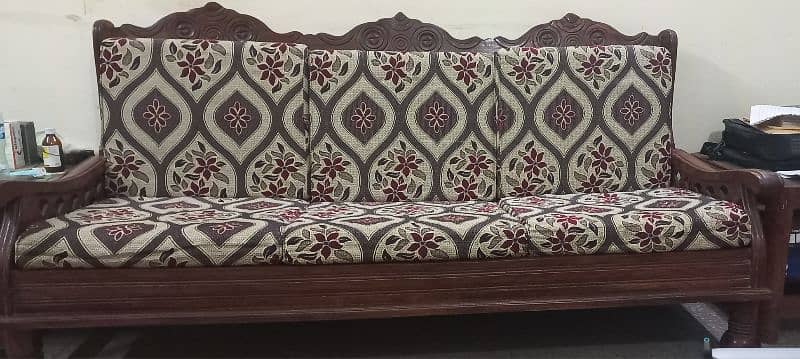 5-Seater Wooden Sofa 5