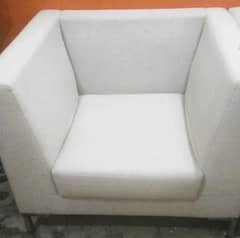 02 Seater Gray Classic Sofa Set