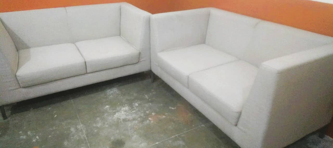 06 Seater Gray Classic Sofa Set 2