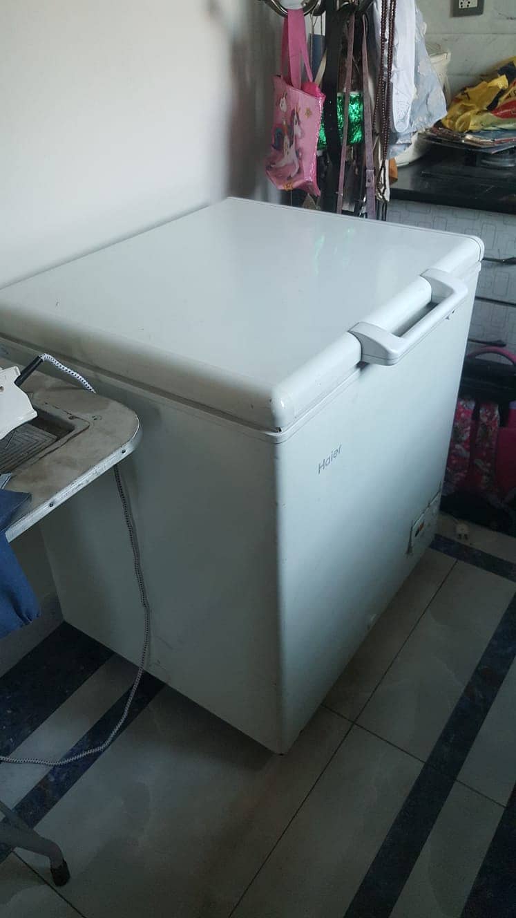 HAIER used deep freezer in working condition. 0