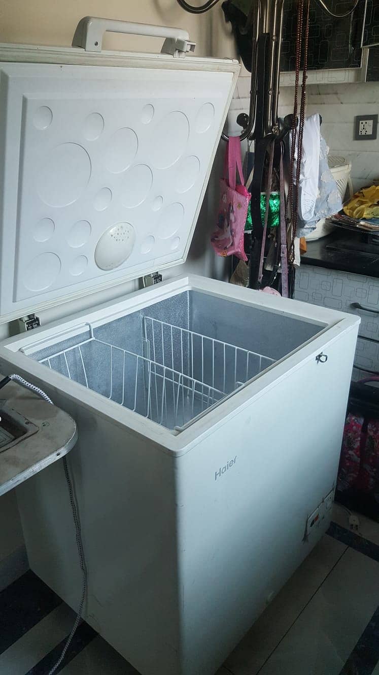 HAIER used deep freezer in working condition. 6