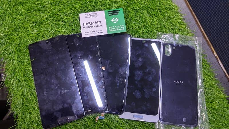 AQUOS R2 R3 R5 Panels Parts (Aqous/Aquas/LCD/TOUCH GLASS/Battery) 0