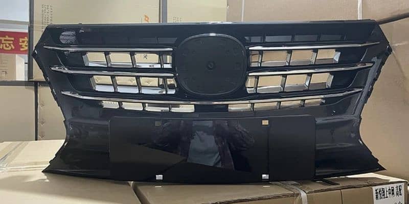 Changan Alsvin Front Bumper with Lower Chrome Grill front Chrome Grill 5