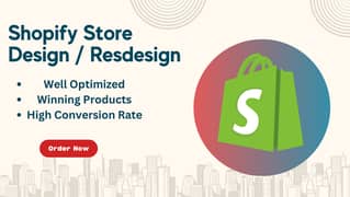 I can design or redesign your Shopify Store at cheap rate
