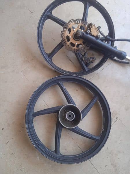Alloy rims disck break with japanese shaqe 2