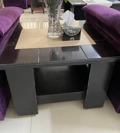 Center Table with Two Side Tabel