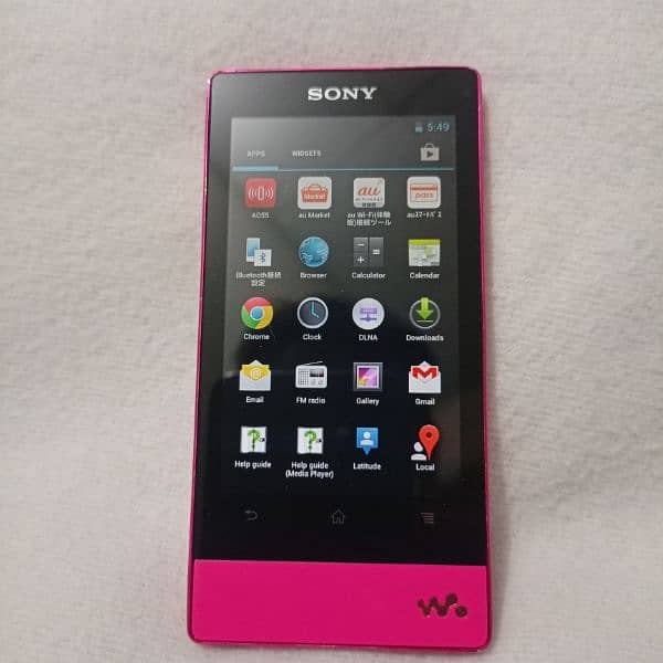 Sony walkman android 4