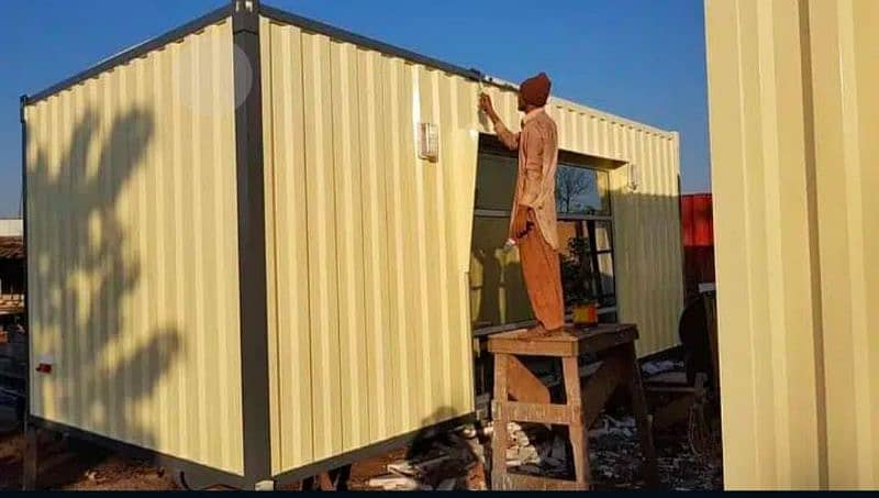 Bullet proof cabin|Prefab homes|Site office container with kitchen 9