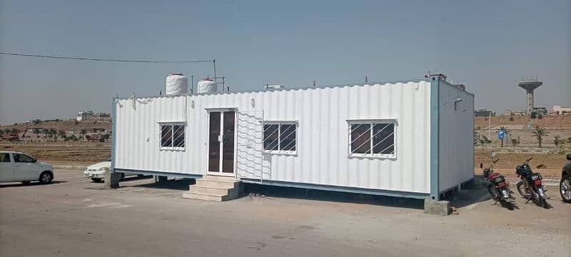 Bullet proof cabin|Prefab homes|Site office container with kitchen 10