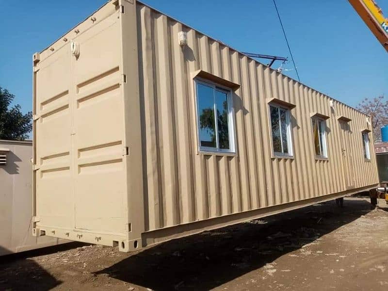 Bullet proof cabin|Prefab homes|Site office container with kitchen 11