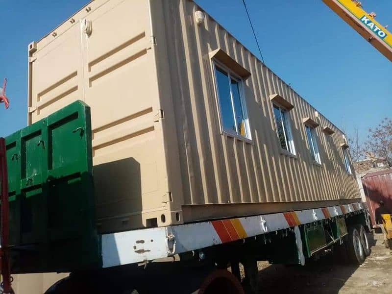 Bullet proof cabin|Prefab homes|Site office container with kitchen 13