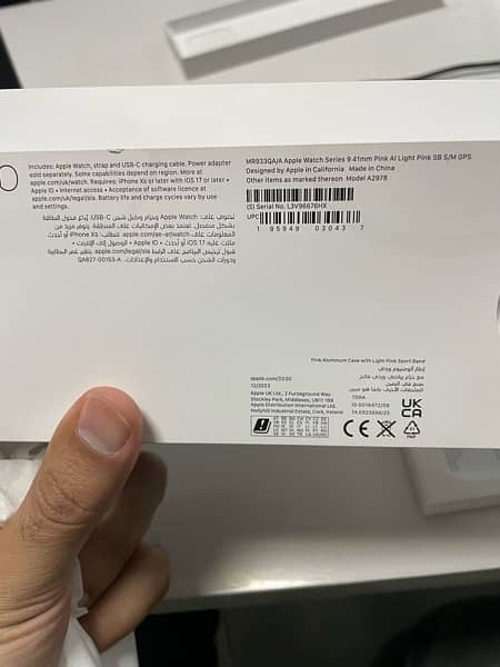 apple watch 9 series 41 mm pink color 2