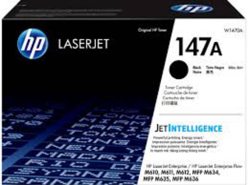 HP laserjet toner 147a box pack with warranty 1