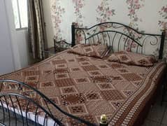 Iron Bed King Size (Black Color)
