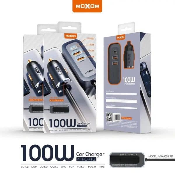 Moxom Car Charger Best 100w Fast Charger 0