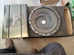 amplifier and woofer for sale
