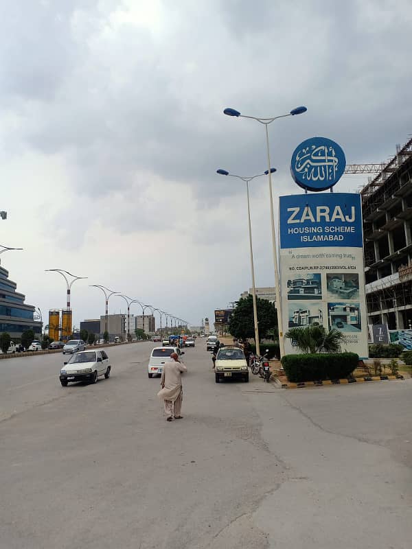 10 Marla Corner Prime Location Plot For Sale In Zaraj Housing Scheme Front Open 6