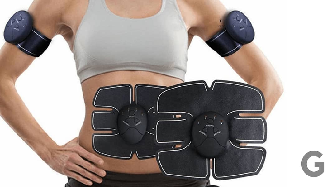 New 6 Pack EMS Trainer Abdominal Toning Muscle Toner Abs Smart EMS Fit 1