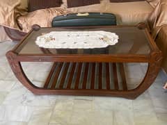 3 piece table set for sale with glass
