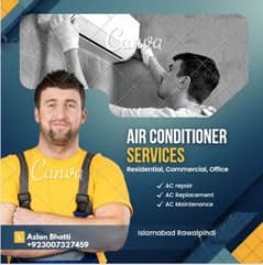 All type AC fitting services and maintenance with One year warranty