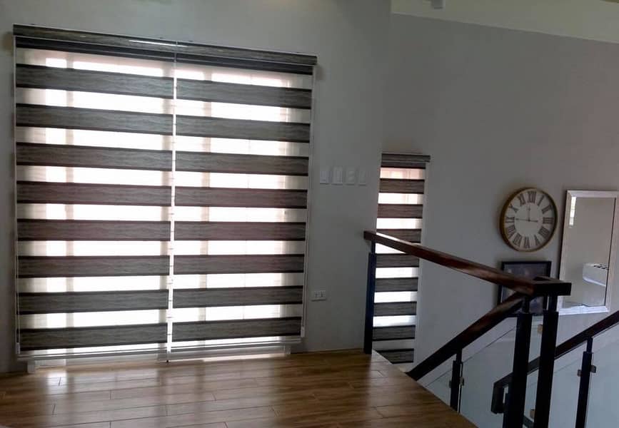 Roller blind | Zebra blind | Office blind for Lahore | Wooden flooring 17