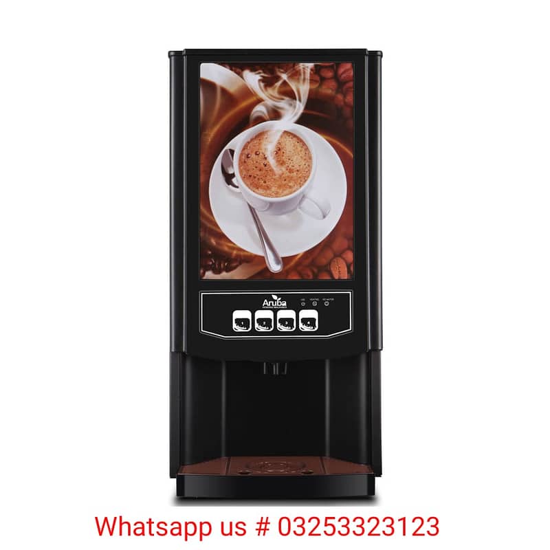 Coffee and tea vending machine 1