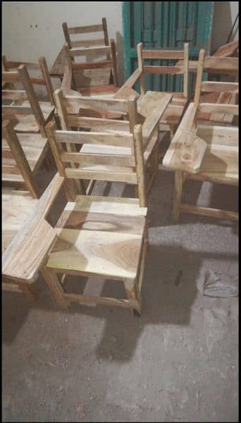 School wood chairs 0