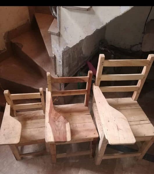 School wood chairs 1