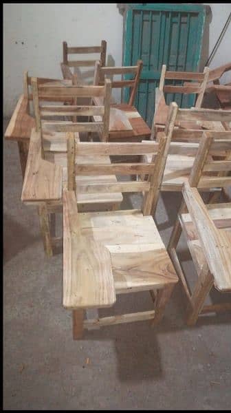 School wood chairs 5