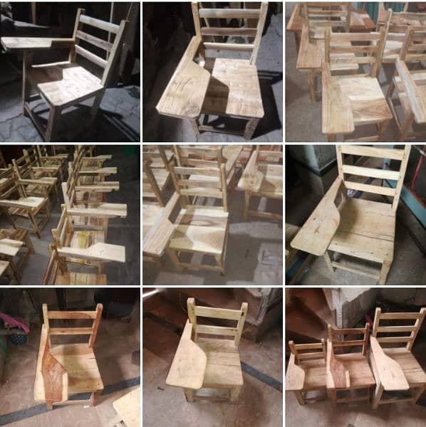 School wood chairs 6
