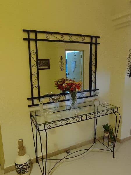 wrought iron console 0