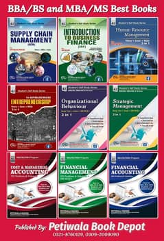 BBA/BS & MBA/MS Best Books