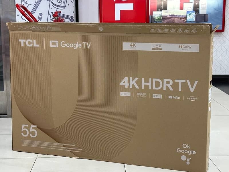 TCL 55 inch model number P635 UHD Android 3
