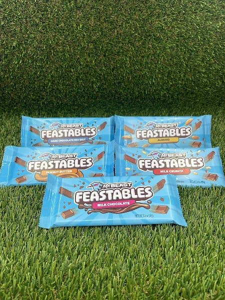 Mr beast feastables new formula chocolate bars 60g available 0