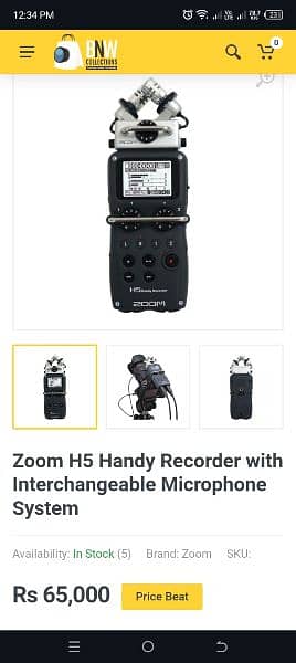 Zoom H5 Professional Sound Recorder 3